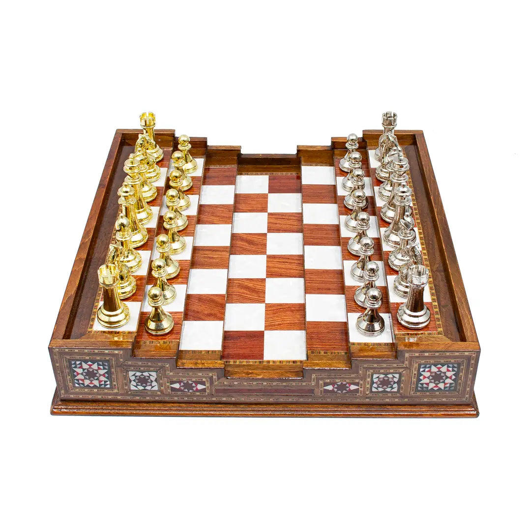 Premium arena chess set with customizable engraving as a gift – Chess studio